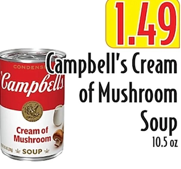 Campbell's Cream of Mushroom Soup at Piggly Wiggly