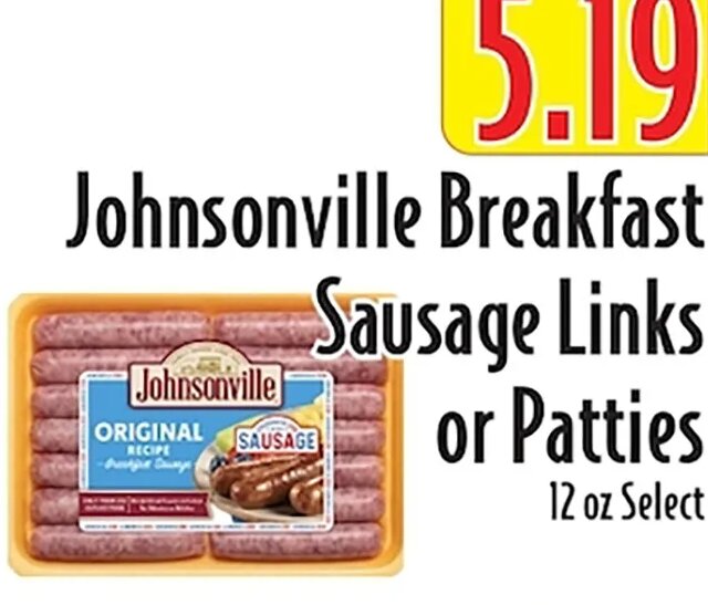 Johnsonville Breakfast Sausage Links or Patties at Piggly Wiggly