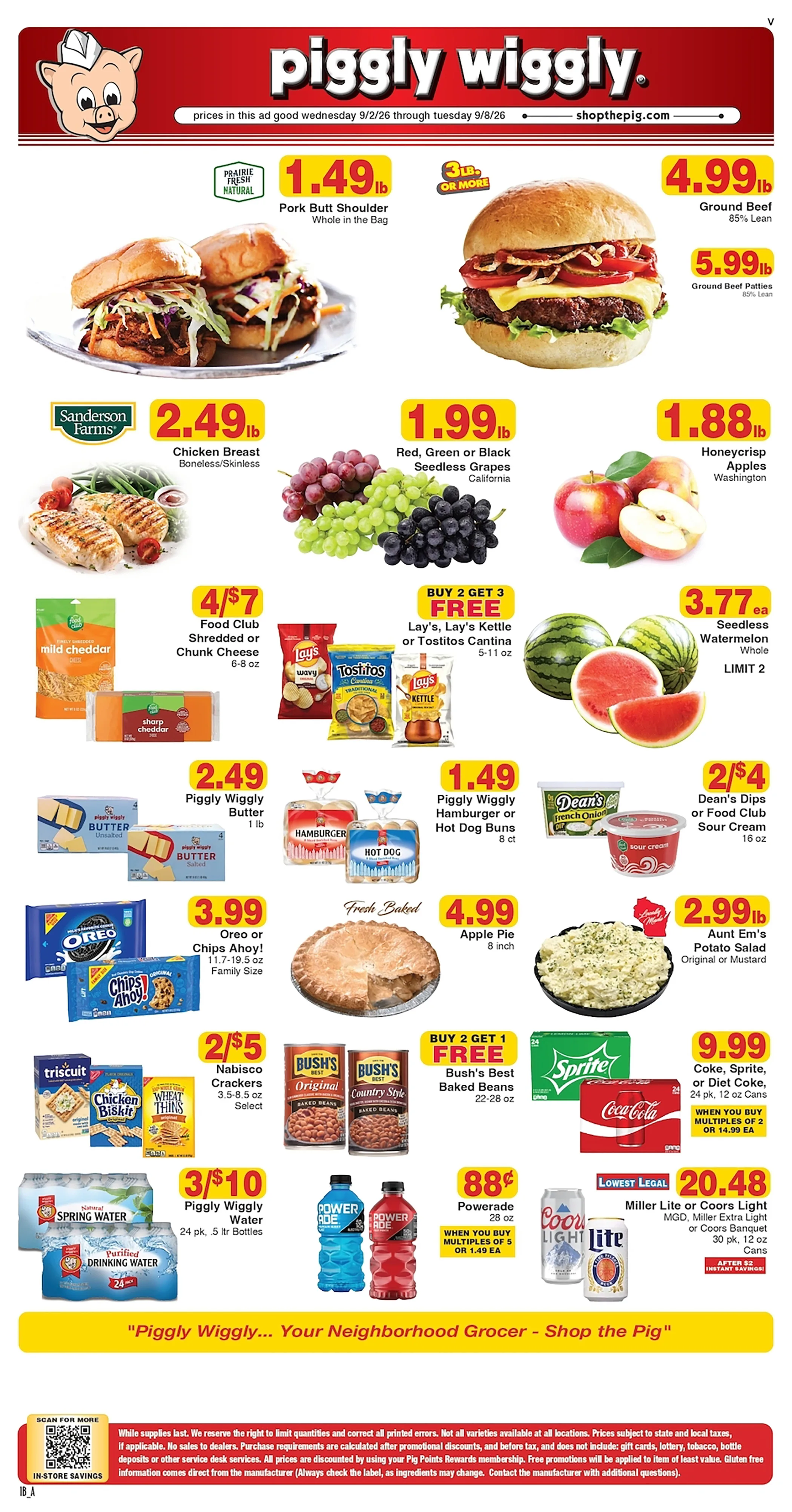 Piggly Wiggly Weekly Ad Page 1