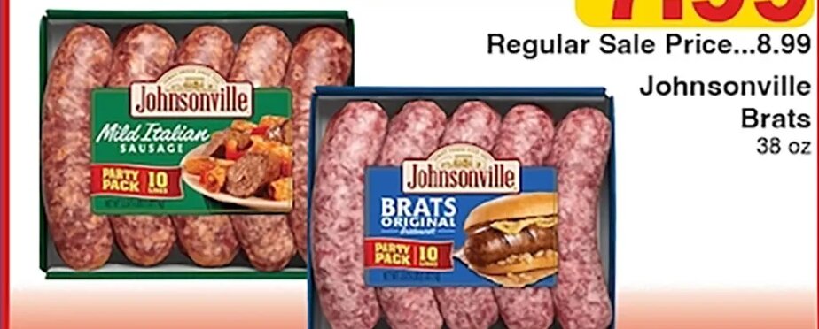 Johnsonville Brats at Piggly Wiggly