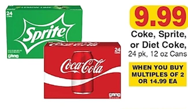 Coke, Sprite, or Diet Coke at Piggly Wiggly
