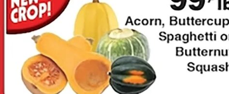 Acorn, Buttercup, Spaghetti or Butternut Squash at Piggly Wiggly