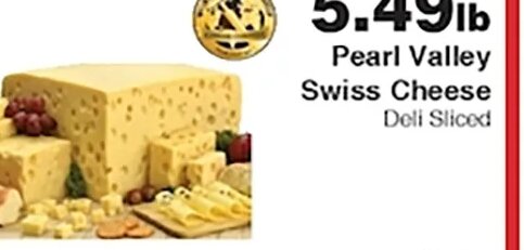 Pearl Valley Swiss Cheese at Piggly Wiggly