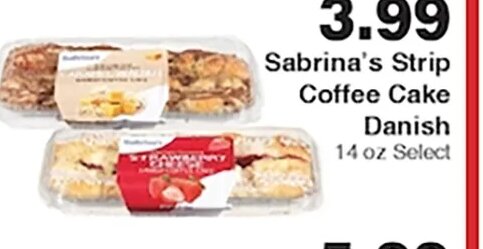 Sabrina's Strip Coffee Cake Danish