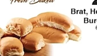 Brat, Hot Dog or Burger Buns