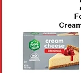 Food Club Cream Cheese