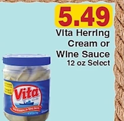 Vita Herring Cream or Wine Sauce at Piggly Wiggly