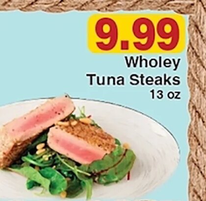 Wholey Tuna Steaks at Piggly Wiggly