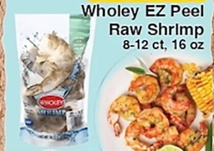 Wholey EZ Peel Raw Shrimp