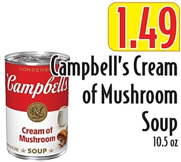 Campbell's Cream of Mushroom Soup at Piggly Wiggly