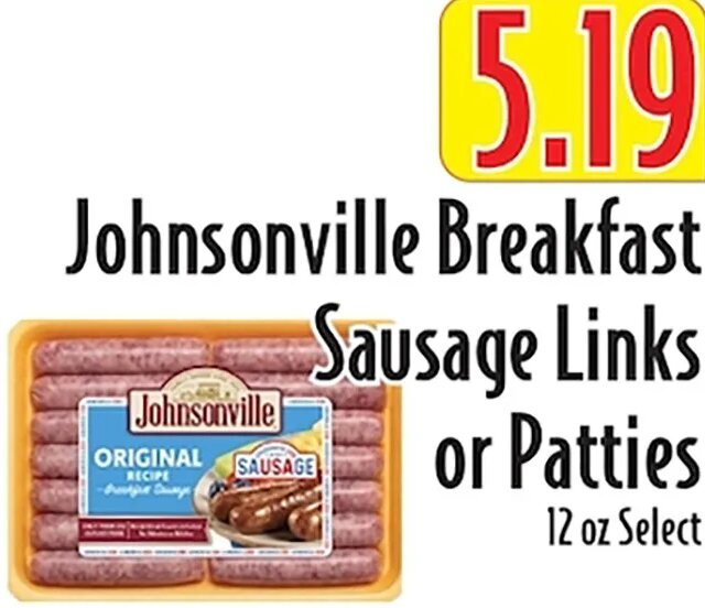 Johnsonville Breakfast Sausage Links or Patties at Piggly Wiggly