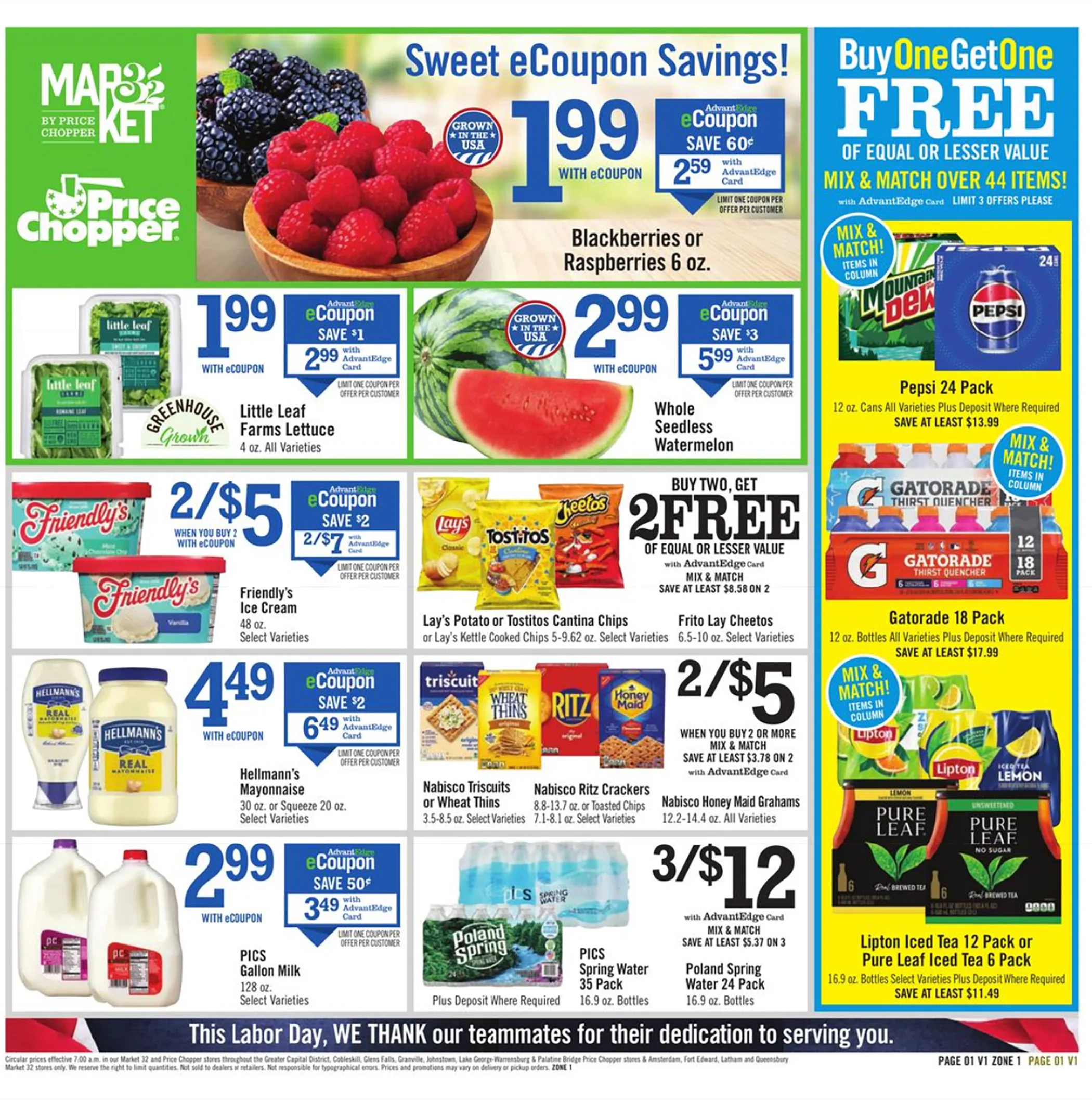 Price Chopper Weekly Ad Page 1