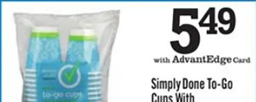 Simply Done To-Go Cups With Reclosable Lids