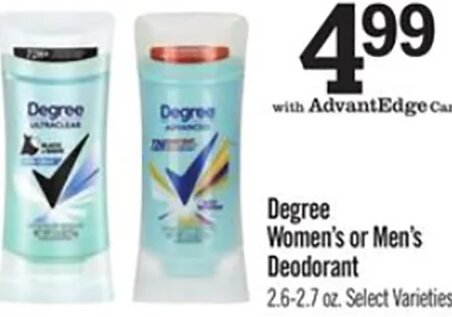 Degree Women's or Men's Deodorant