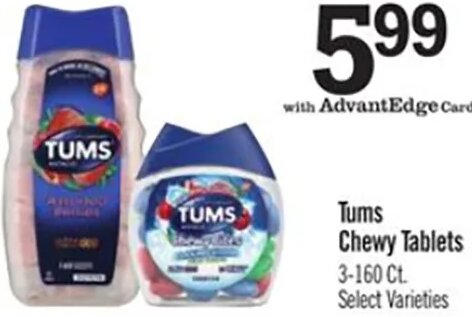 Tums Chewy Tablets