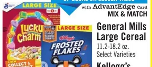 General Mills Large Cereal