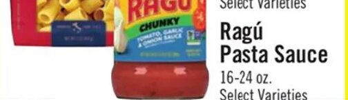 Ragú Pasta Sauce