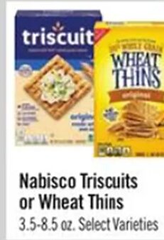 Nabisco Triscuits or Wheat Thins