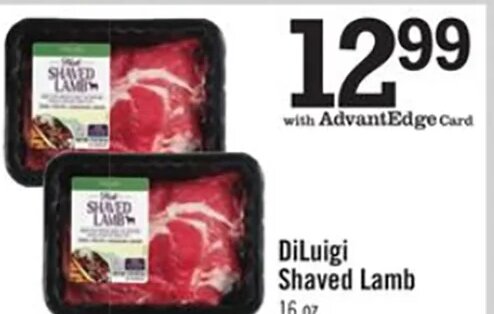 DiLuigi Shaved Lamb