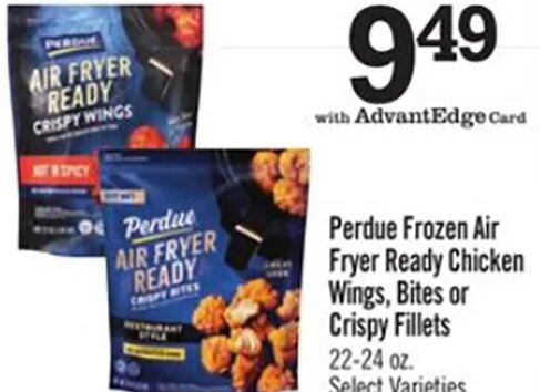 Perdue Frozen Air Fryer Ready Chicken Wings, Bites or Crispy Fillets at Price Chopper