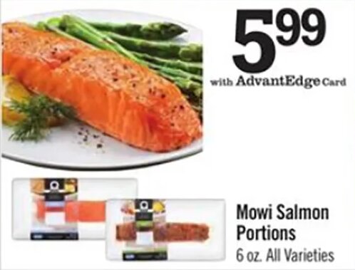 Mowi Salmon Portions at Price Chopper