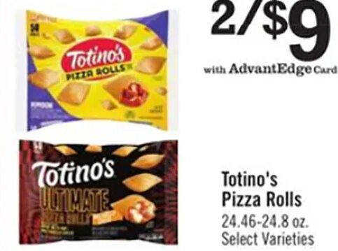 Totino's Pizza Rolls at Price Chopper