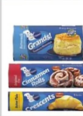 Pillsbury Grands, Cinnamon or Crescent Rolls