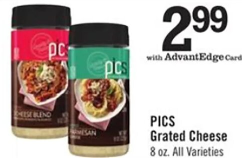 PICS Grated Cheese