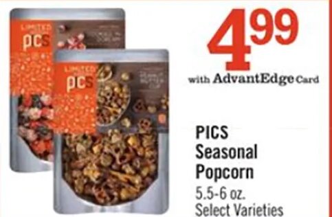 PICS Seasonal Popcorn at Price Chopper