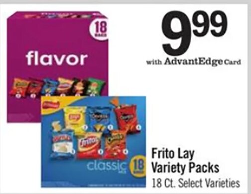 Frito Lay Variety Packs