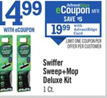 Swiffer Sweep+Mop Deluxe Kit at Price Chopper