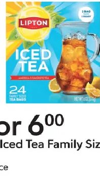 Lipton Iced Tea Family Size