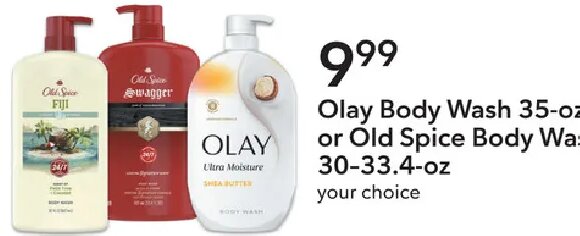 Olay Body Wash or Old Spice Body Wash