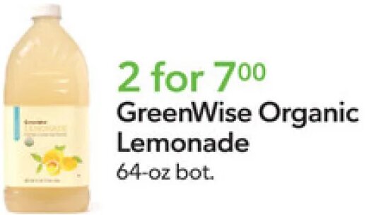 GreenWise Organic Lemonade