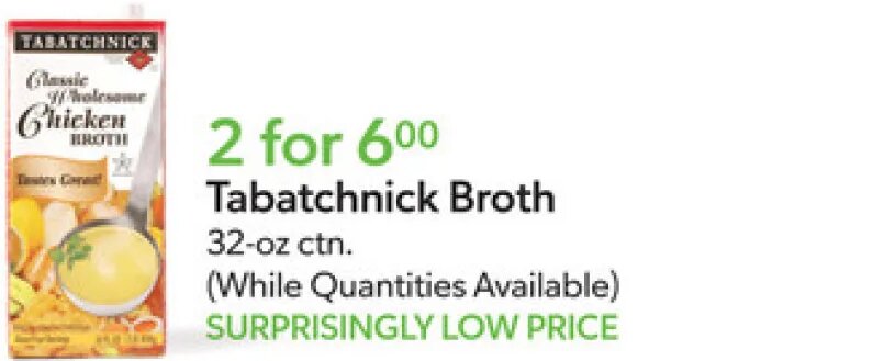 Tabatchnick Broth