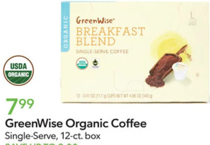 GreenWise Organic Breakfast Blend Coffee