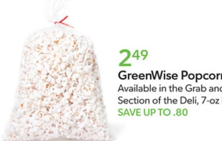 GreenWise Popcorn at Publix