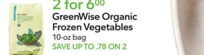GreenWise Organic Frozen Vegetables