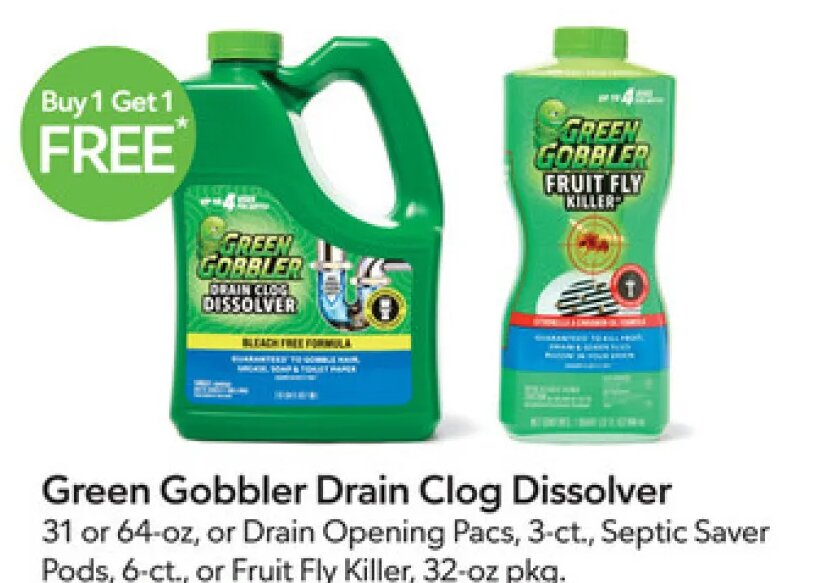 Green Gobbler Drain Clog Dissolver