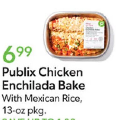 Publix Chicken Enchilada Bake at Publix