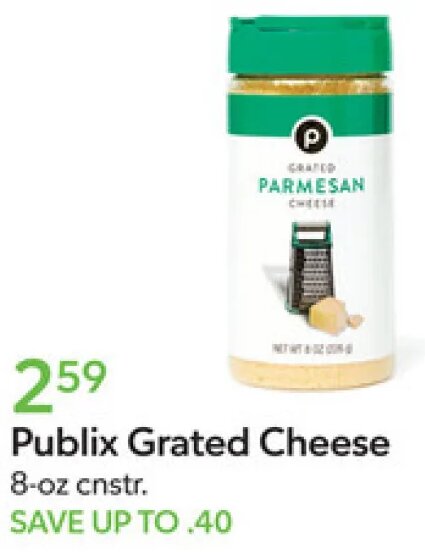 Publix Grated Cheese
