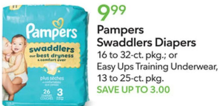 Pampers Swaddlers Diapers at Publix