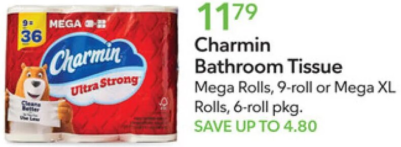 Charmin Bathroom Tissue at Publix