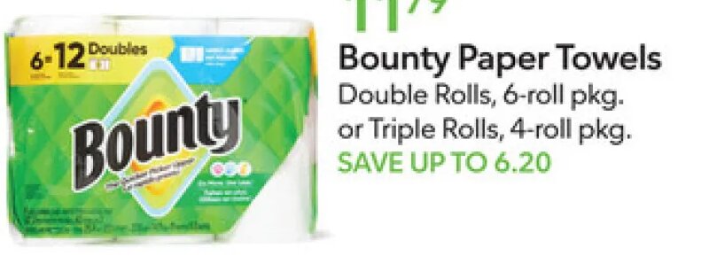 Bounty Paper Towels at Publix