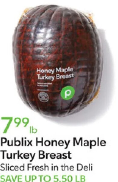 Publix Honey Maple Turkey Breast at Publix