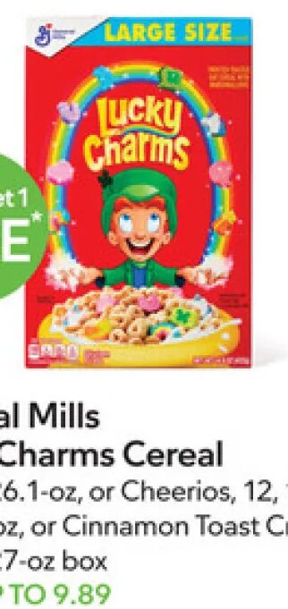 General Mills Lucky Charms Cereal