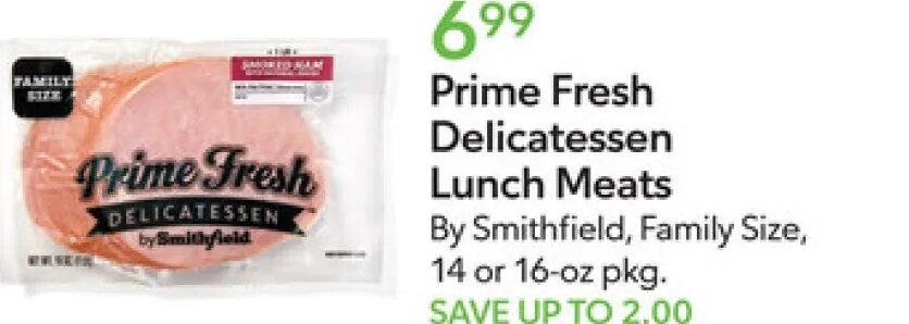 Prime Fresh Delicatessen Lunch Meats at Publix