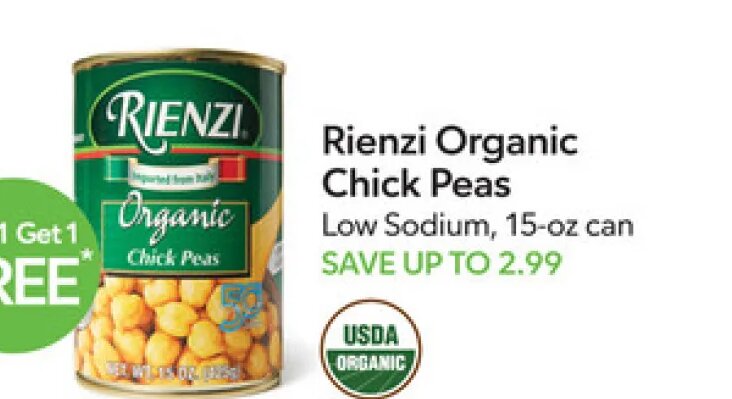 Rienzi Organic Chick Peas