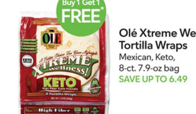 Olé Xtreme Wellness! Tortilla Wraps