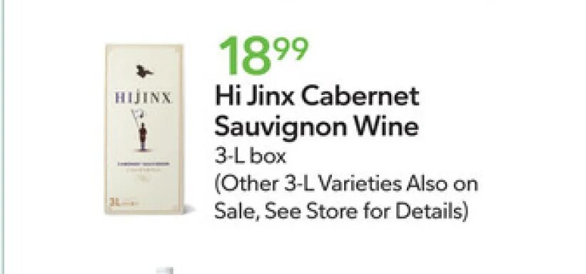 Hi Jinx Cabernet Sauvignon Wine at Publix